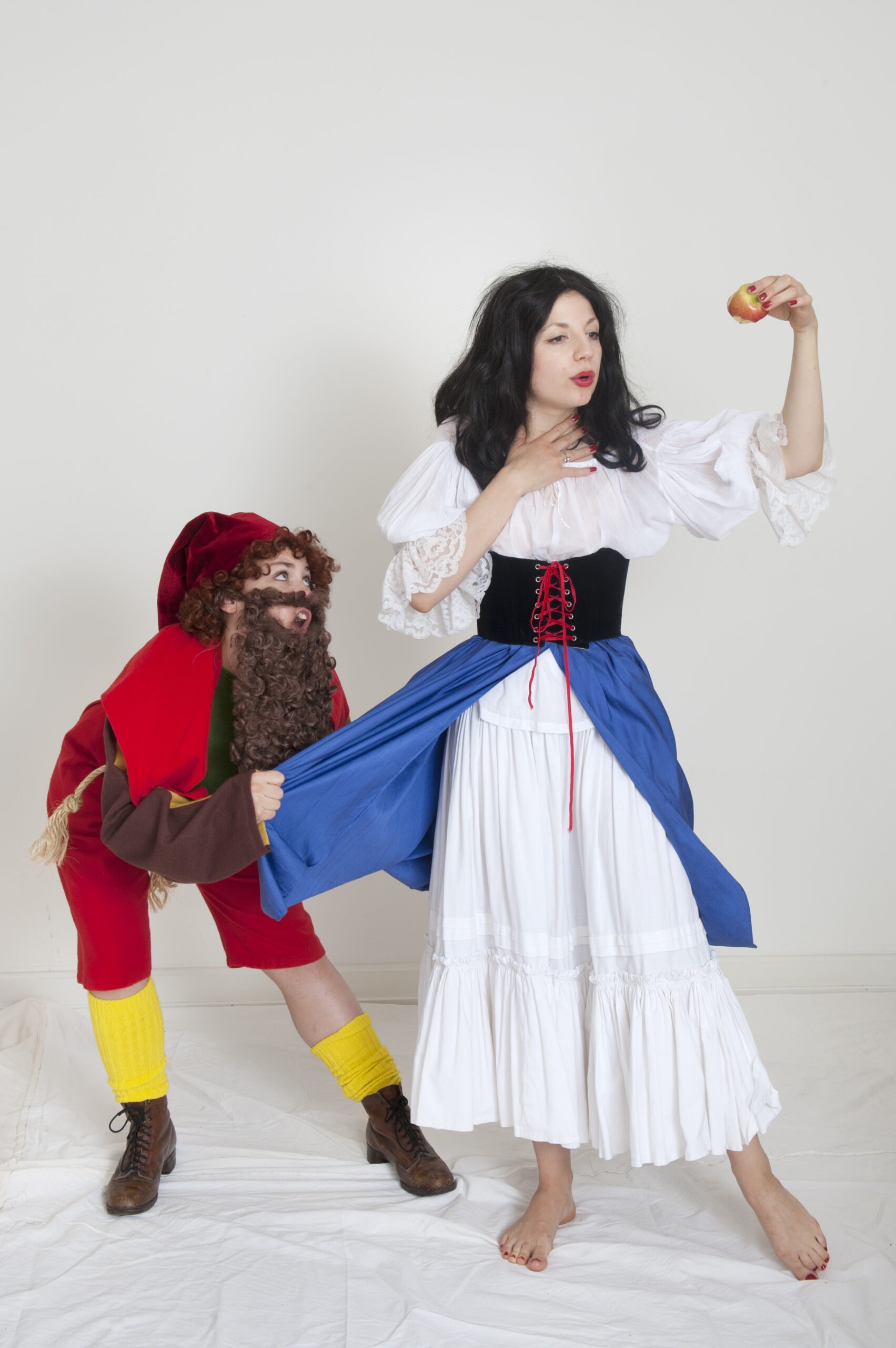 Schneewittchen mit Zwerg